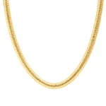 Cadena Guaya Resortada Oro 18K 50cm-3mm