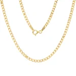 Cadena Cubana Oro 18K 50cm-2,25mm