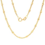 Cadena Crispeta Cubana Oro 18K 40cm-2,25mm