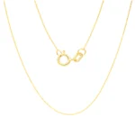 Cadena Hilo Doble Punto Oro 18K 40cm-0,4mm