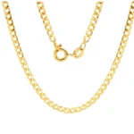 Cadena Cubana Oro 18K 50cm-2,8mm 0,9mm