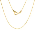 Cadena Militar Oro 18K 60cm-1mm