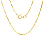 Cadena Espejo Oro 18K 40cm-1,1mm 0,2mm