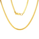 Cadena Espejo Oro 18K 40cm-2,1mm 0,2mm