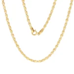 Cadena Crispeta Valentino Oro 18K 45cm-2mm 0,2mm