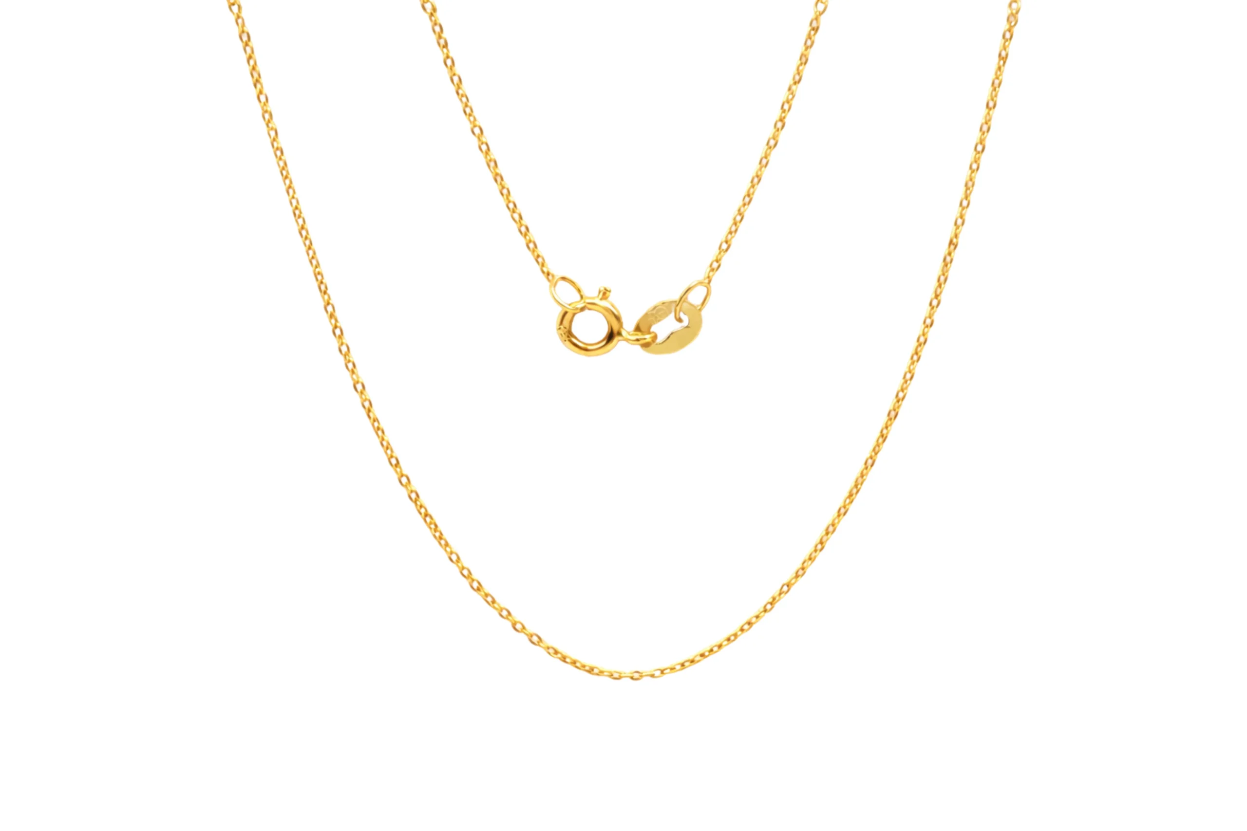 33117 Cadena Eslabones Oro 18K 45cm-1,2mm-0,4mm - Imagen 1