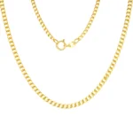 Cadena Cubana Oro 18K 60cm-2,5mm