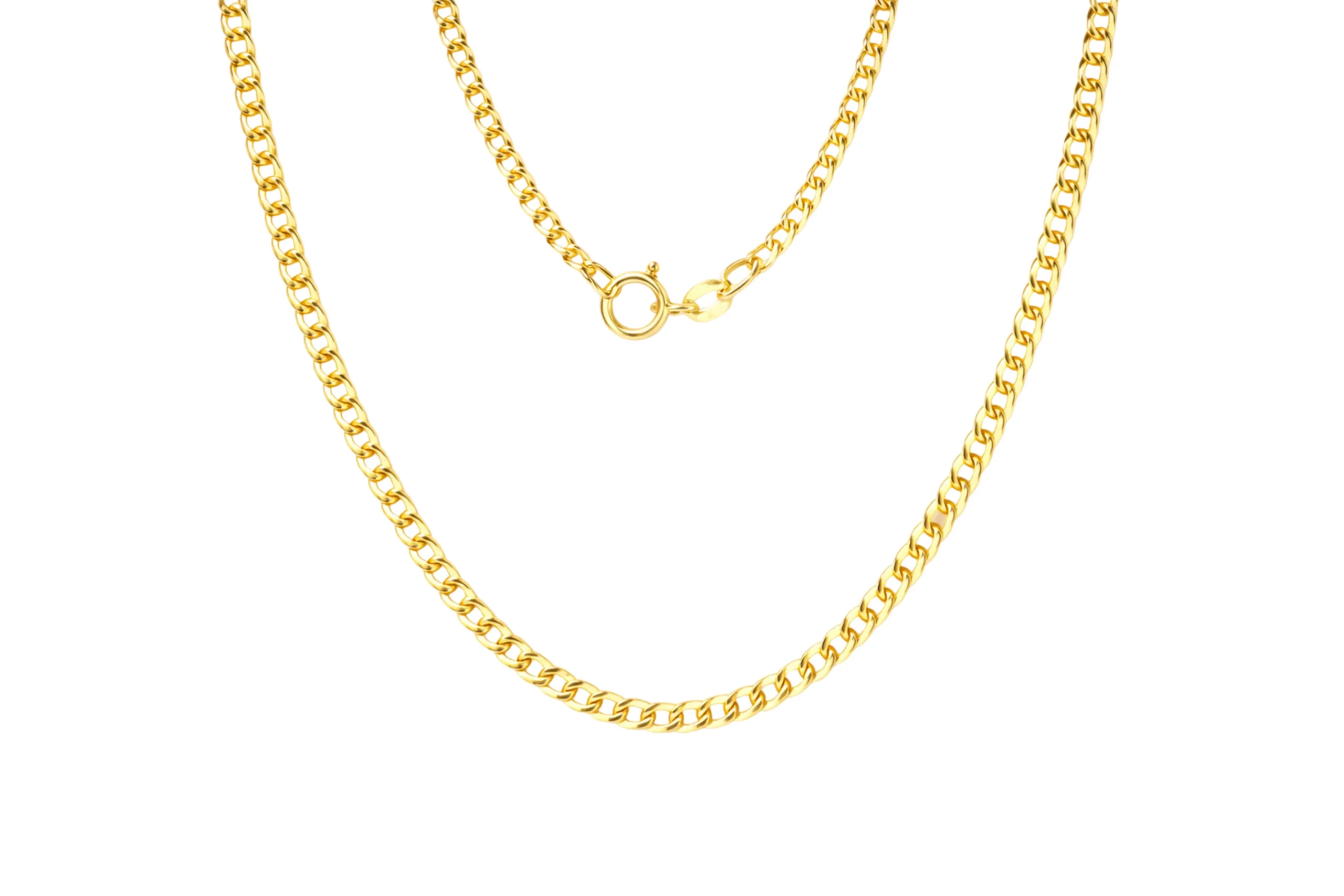 33201 Cadena Cubana Oro 18K 60cm-2,5mm - Imagen 1