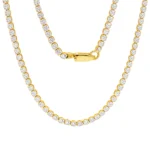 Cadena Tennis Diamantes Oro 18K (4,34cts) 40cm-2mm 1,7mm