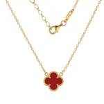 Cadena VC&A Cornalina Oro 18K 45cm-11,68mm