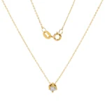 Cadena Punto De Luz Diamante Oro 18K 45cm-3mm (10Cts)