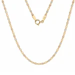 Cadena Valentino Tres Oros 18K 45cm-1,3mm 0,2mm