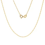 Cadena Singapur Oro 18K 50cm-0,7mm