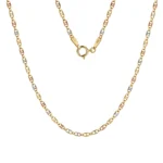 Cadena Valentino Tres Oros 18K 60cm-1,6mm