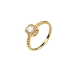 Anillo Diamante Baguette (0.35ct) Oro 18K 7,6mm-6mm-1,3mm Talla 5.5