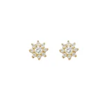 Topos Diamante Flor Del Infinito (0.50ct) Oro 18K 6,7mm-3,2mm