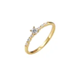 Anillo Diamantes Elor (0.25ct) 18K 3,8mm-1,5mm Talla 7