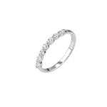 Cintillo Cinderela Oro Blanco (0.21ct) 18K 2,1mm-2,6mm Talla 6