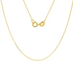 Cadena Eslabones Oro 18K 45cm-0,3mm