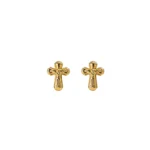 Topos Cruz Cristo Oro 18K 9,1mm-7,1mm