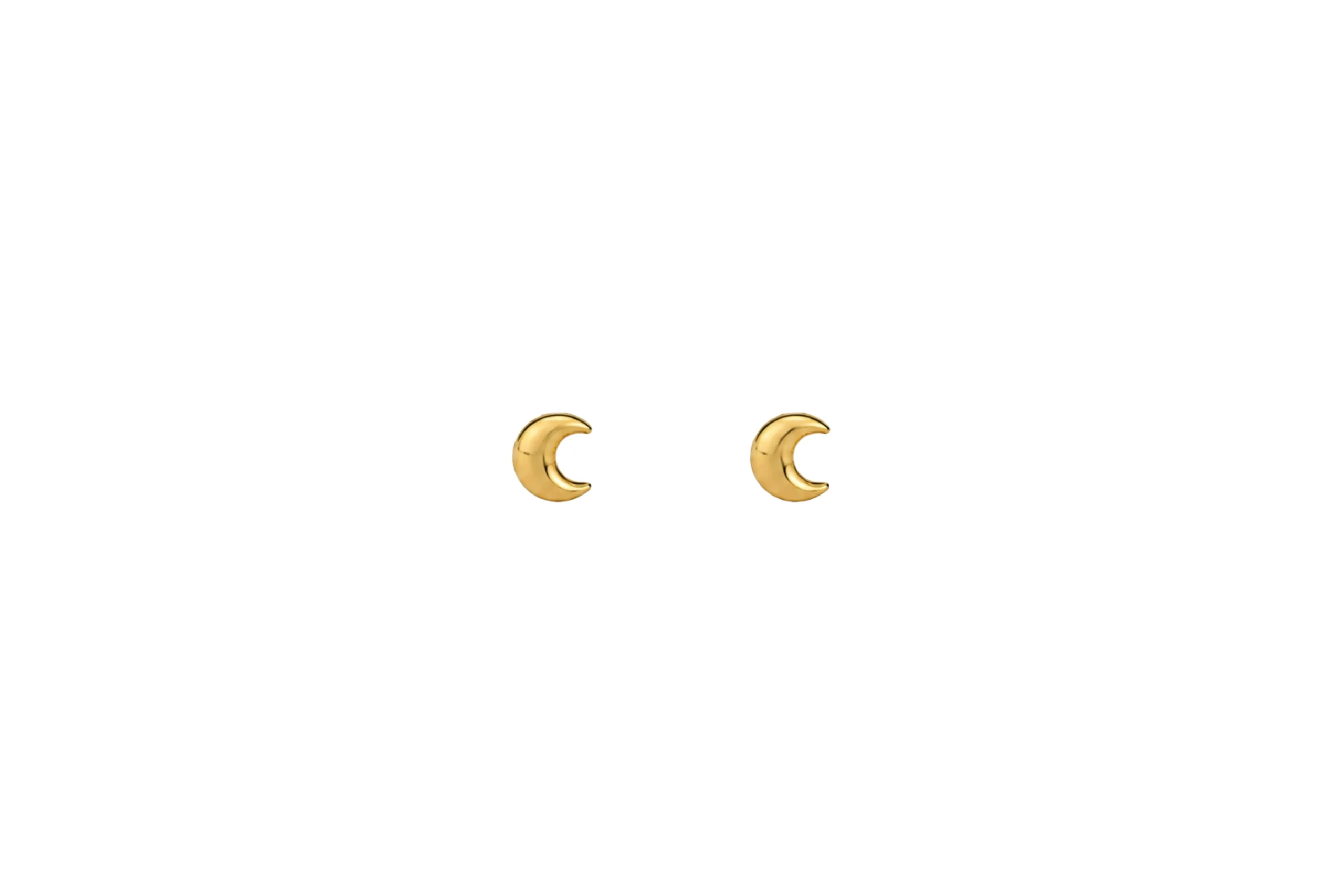 33299 Topos Luna Oro 18K 3,8mm-3,1mm - Imagen 1