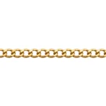 Pulso Cubano Oro 18K 20cm-3,1mm