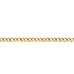Pulso Cubano Oro 18K 19,5cm-2,5mm