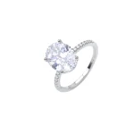 Anillo Giorgina Circones Plata Talla 8