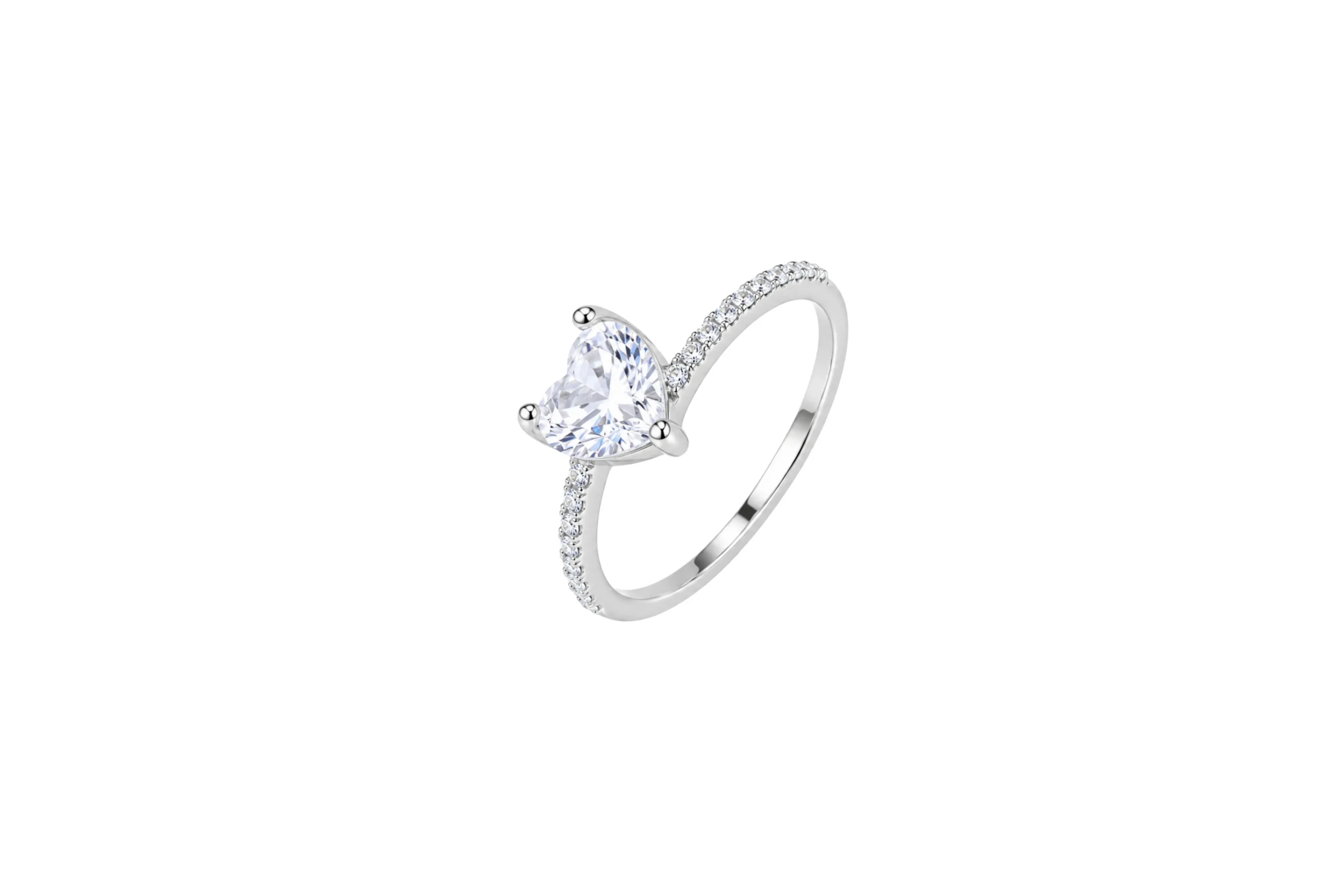 33322 Anillo Promesa Corazon Plata Talla 9 - Imagen 1