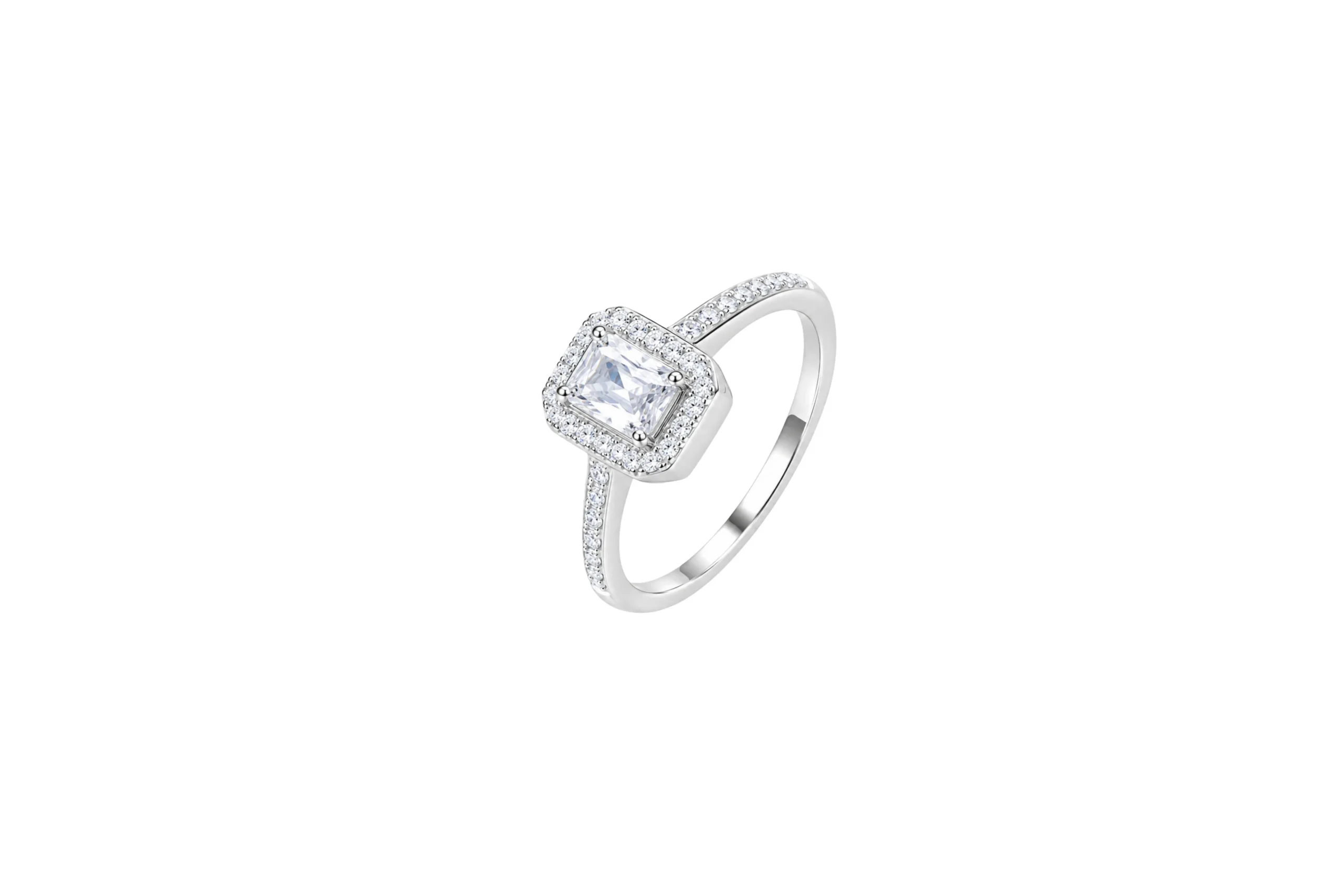 33323 Anillo Promesa Princesa Plata Talla 7 - Imagen 1