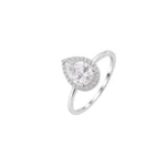Anillo Gota Giorgina Plata Talla 9