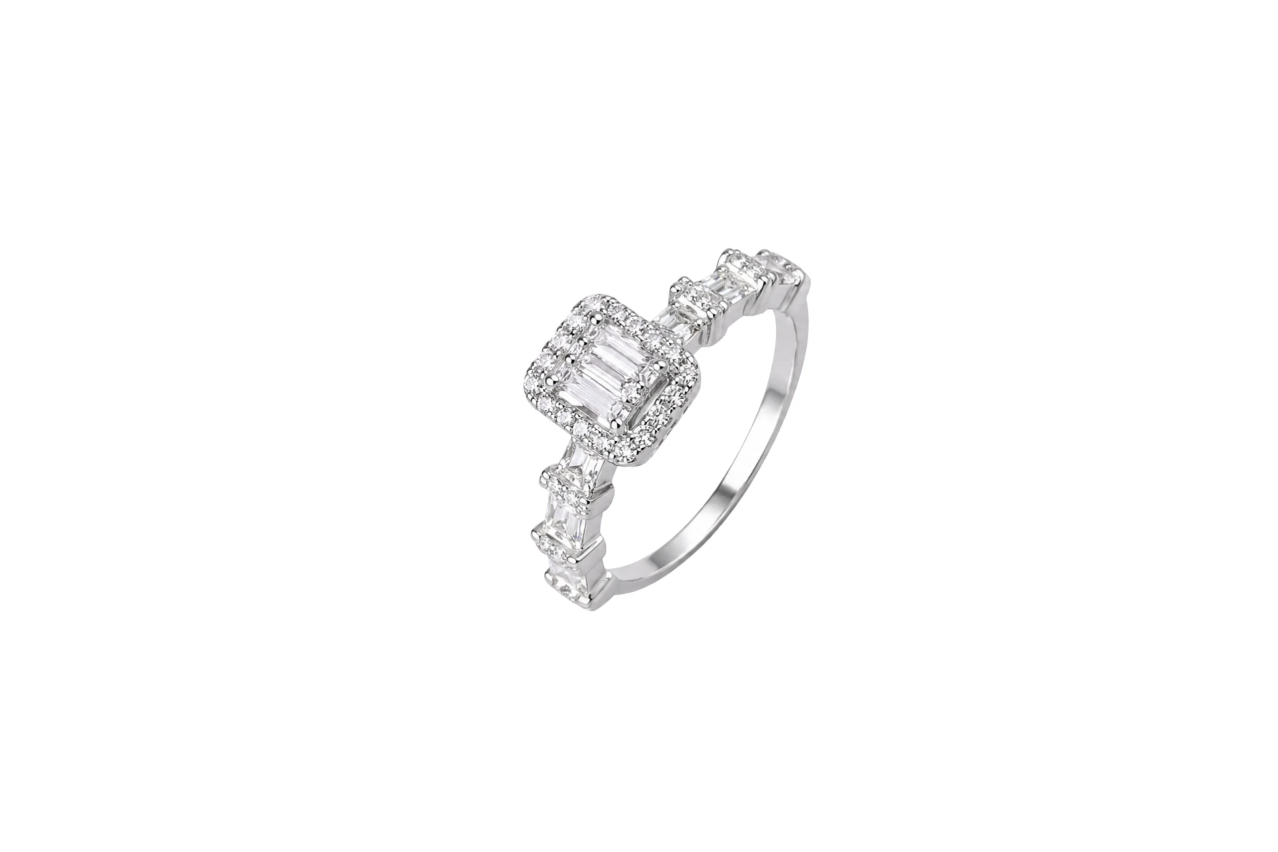 33339 Anillo Promesa Kylie Jenner Plata Talla 7 - Imagen 1