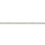 Pulso Cubano Plata 19cm-2,4mm