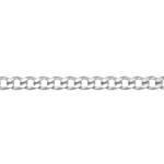 Pulso Cubano Plata 20cm-4,7mm
