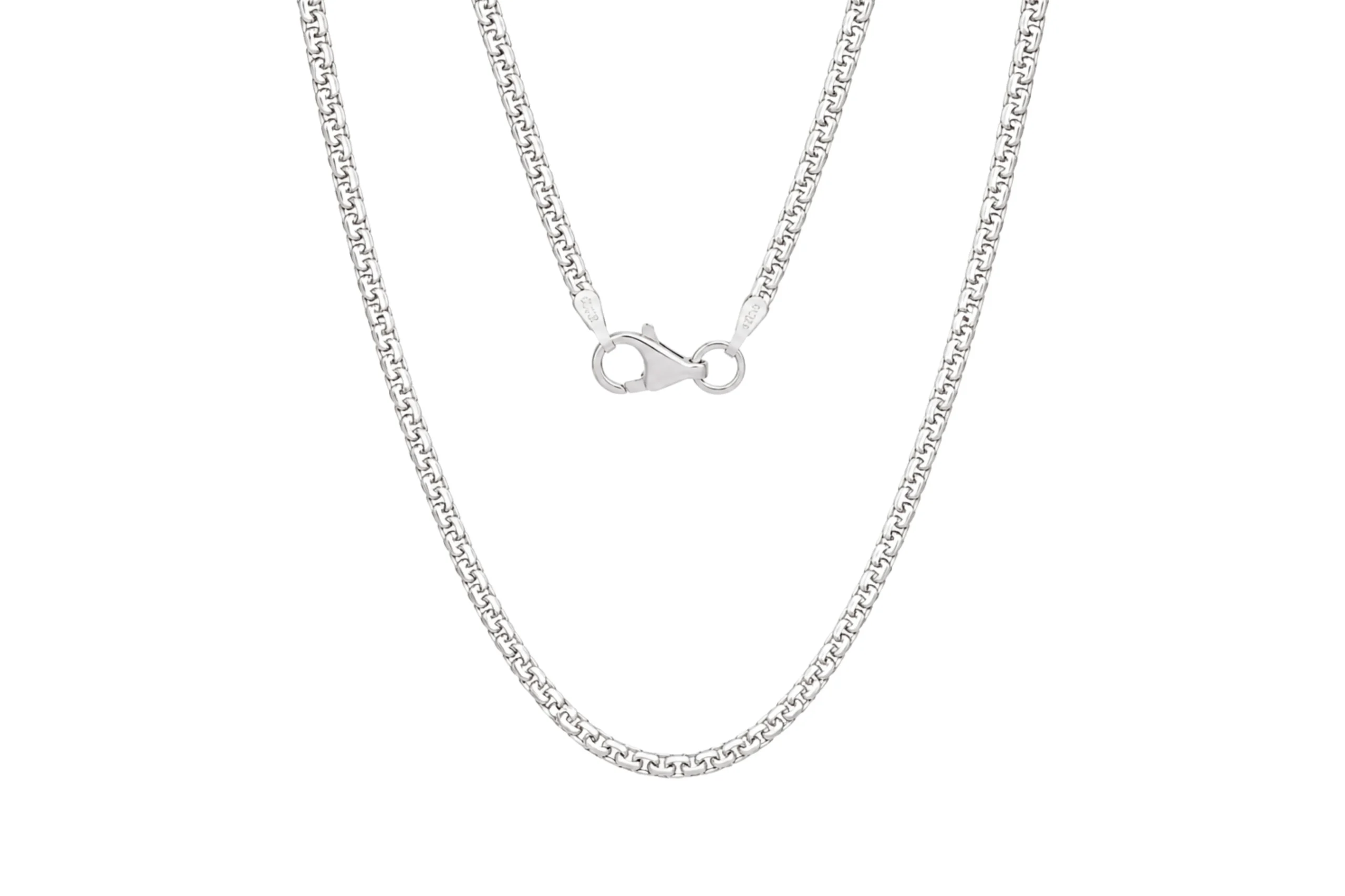 33356 Cadena Bismark Plata 60cm-1,9mm - Imagen 1