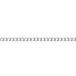Pulso Cubano Plata 19cm-2,3mm