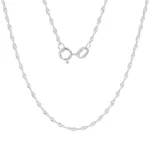 Cadena Singapur Plata 45cm-1,4mm