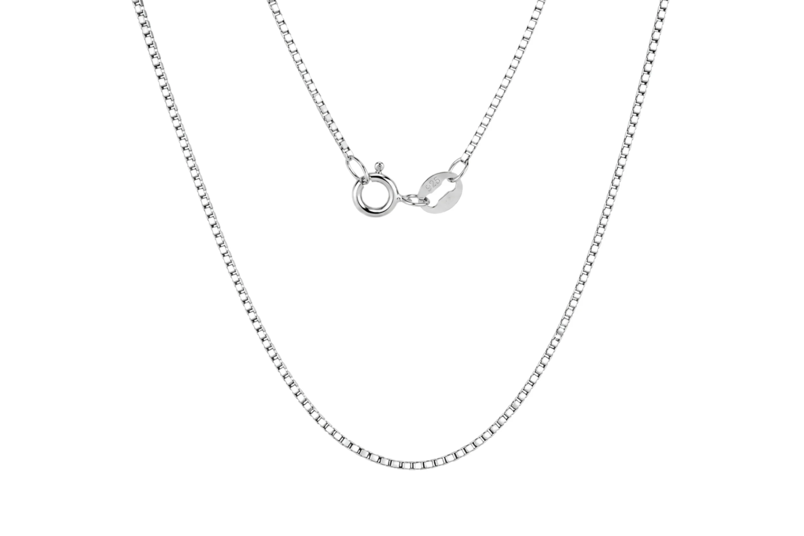 33363 Cadena Veneciana Plata 45cm-0,8mm - Imagen 1