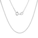 Cadena Veneciana Plata 50cm-0,8mm