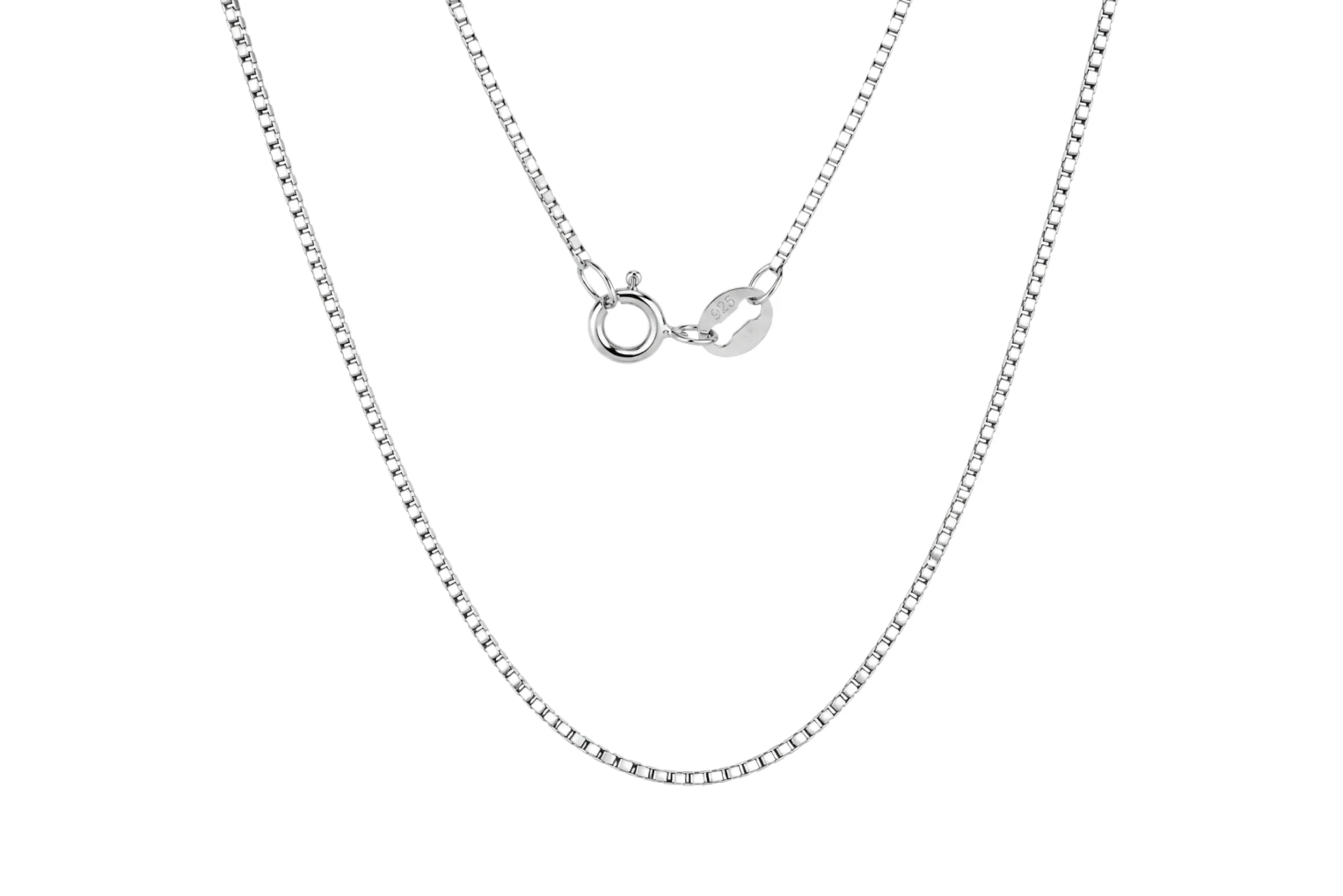 33364 Cadena Veneciana Plata 50cm-0,8mm - Imagen 1