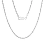 Cadena Lazo Plata 45cm-1,5mm