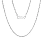 Cadena Lazo Plata 50cm-1,6mm