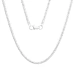 Cadena Franco Plata 60cm-1,4mm