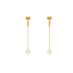 Pendientes VC&A Nacar Oro 18K 44,3mm-2,6mm