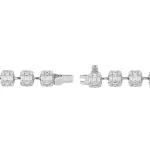 Pulso Tennis Diamante Kim Kardashian (0,83cts-2,56cts) 18K 17,4cm-4,6mm