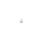 Punto De Luz Diamante Perforado (0,15cts) 18K 3,5mm
